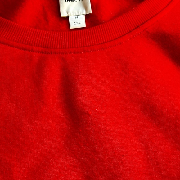 Maeve Vibrant Red Crew Neck Sweater - Picture 5 of 8